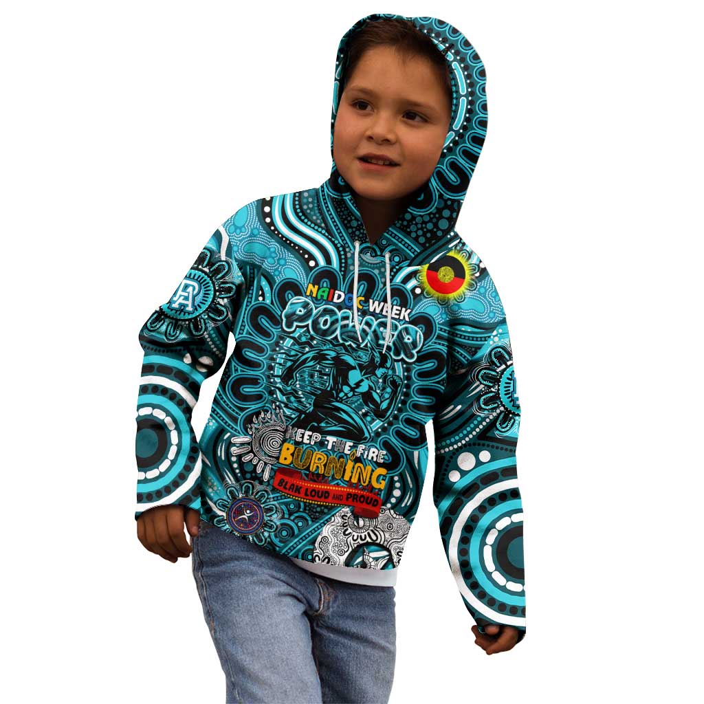Custom Port Adelaide Power NAIDOC Week 2024 Kid Hoodie Mascot Football