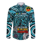 Custom Port Adelaide Power NAIDOC Week 2024 Long Sleeve Button Shirt Mascot Football
