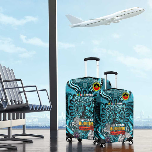 Port Adelaide Power NAIDOC Week 2024 Luggage Cover Mascot Football