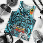 Custom Port Adelaide Power NAIDOC Week 2024 Men Tank Top Mascot Football