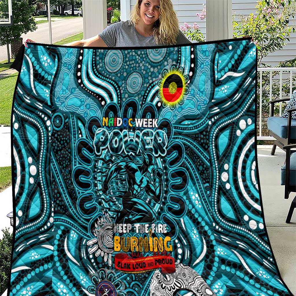 Port Adelaide Power NAIDOC Week 2024 Quilt Mascot Football