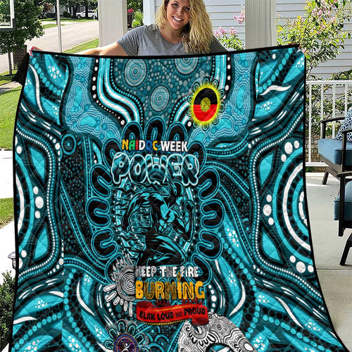 Port Adelaide Power NAIDOC Week 2024 Quilt Mascot Football