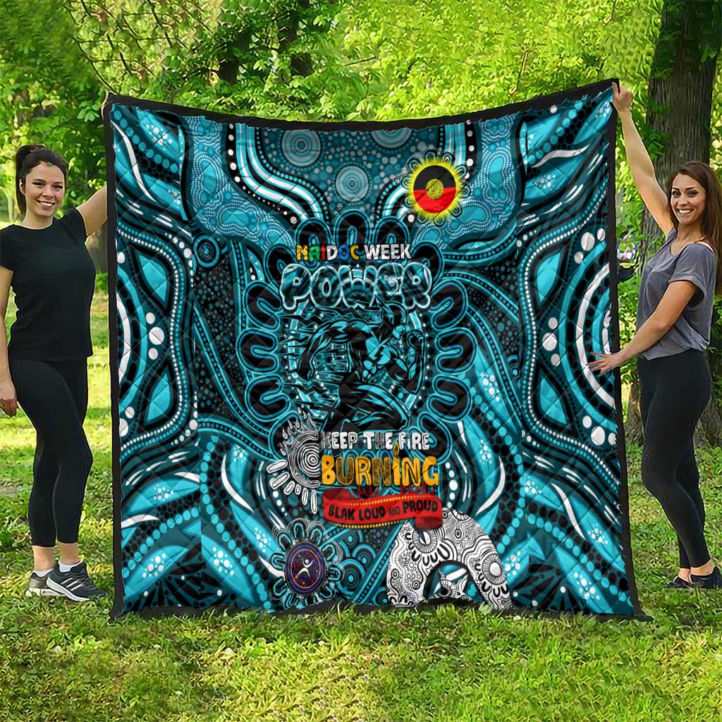 Port Adelaide Power NAIDOC Week 2024 Quilt Mascot Football