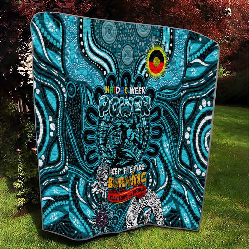 Port Adelaide Power NAIDOC Week 2024 Quilt Mascot Football