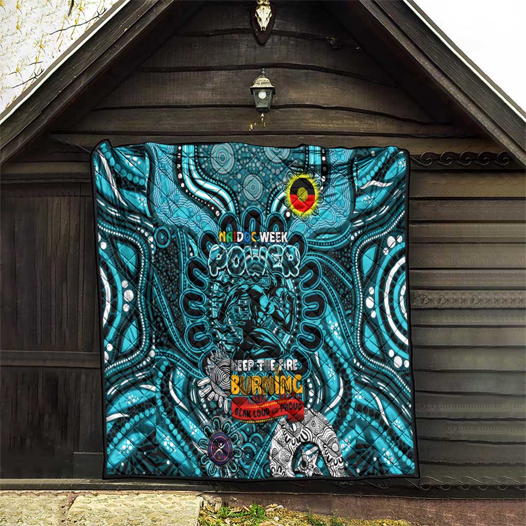 Port Adelaide Power NAIDOC Week 2024 Quilt Mascot Football
