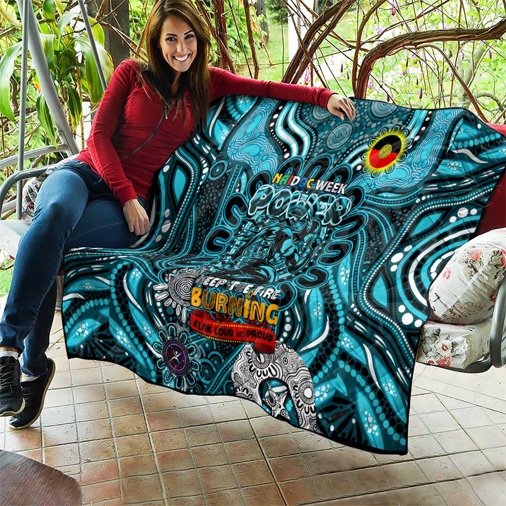 Port Adelaide Power NAIDOC Week 2024 Quilt Mascot Football