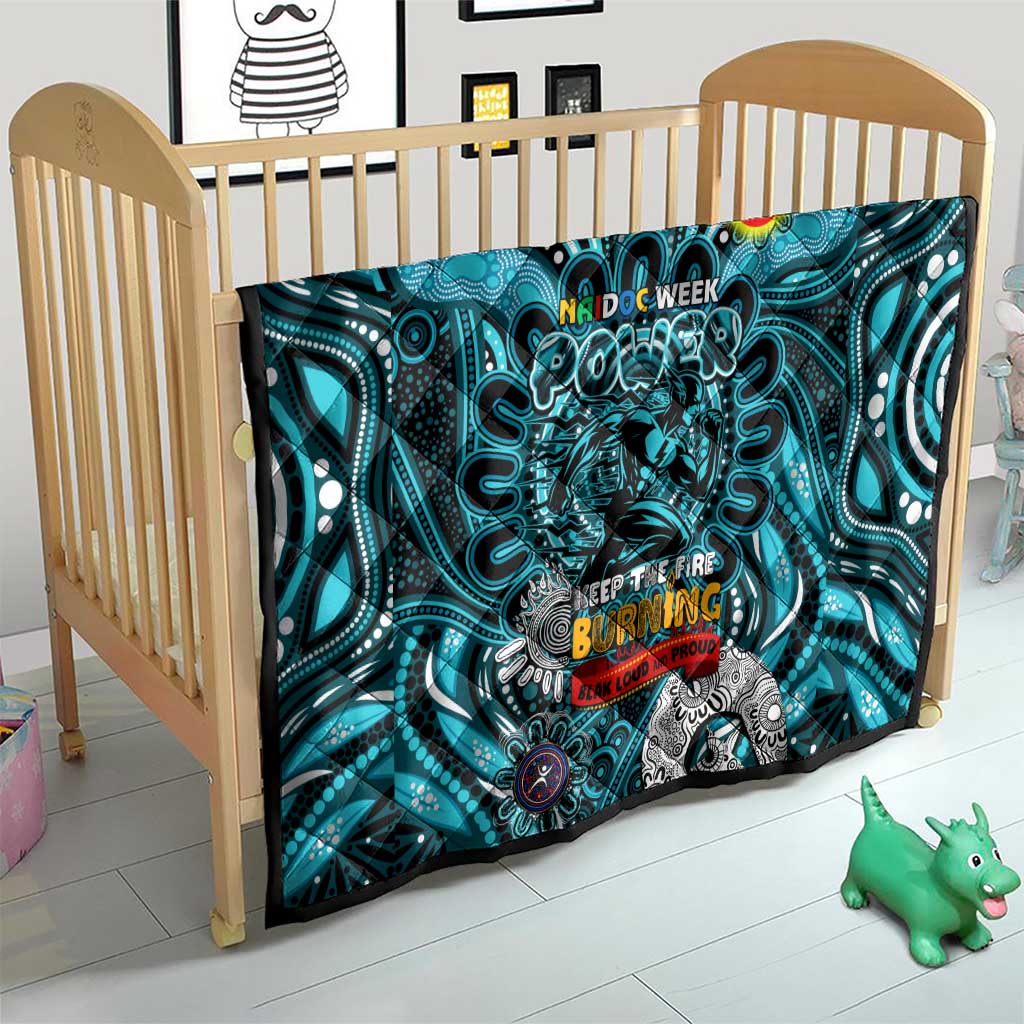 Port Adelaide Power NAIDOC Week 2024 Quilt Mascot Football