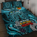 Port Adelaide Power NAIDOC Week 2024 Quilt Bed Set Mascot Football