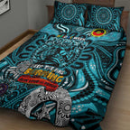 Port Adelaide Power NAIDOC Week 2024 Quilt Bed Set Mascot Football