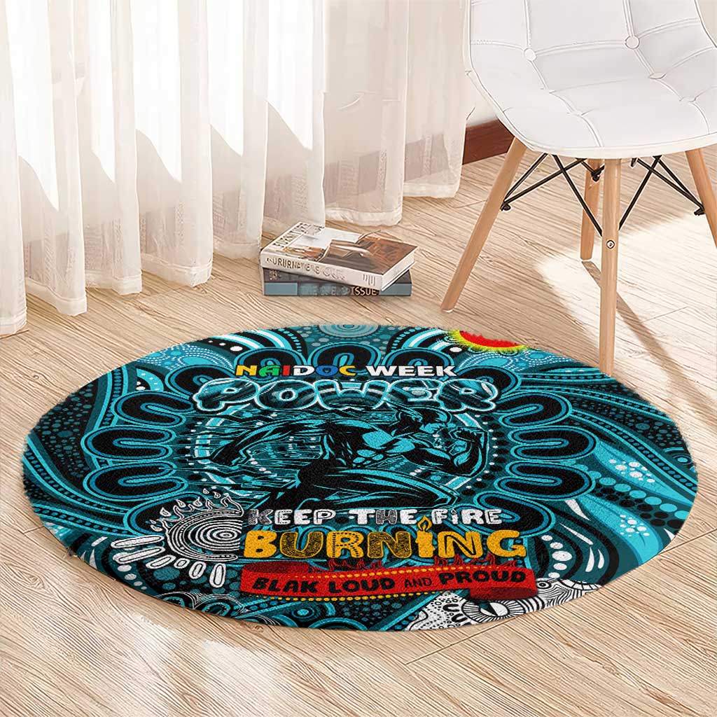 Port Adelaide Power NAIDOC Week 2024 Round Carpet Mascot Football