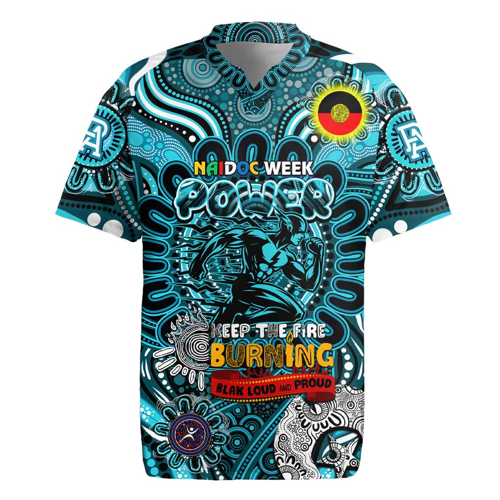 Custom Port Adelaide Power NAIDOC Week 2024 Rugby Jersey Mascot Football