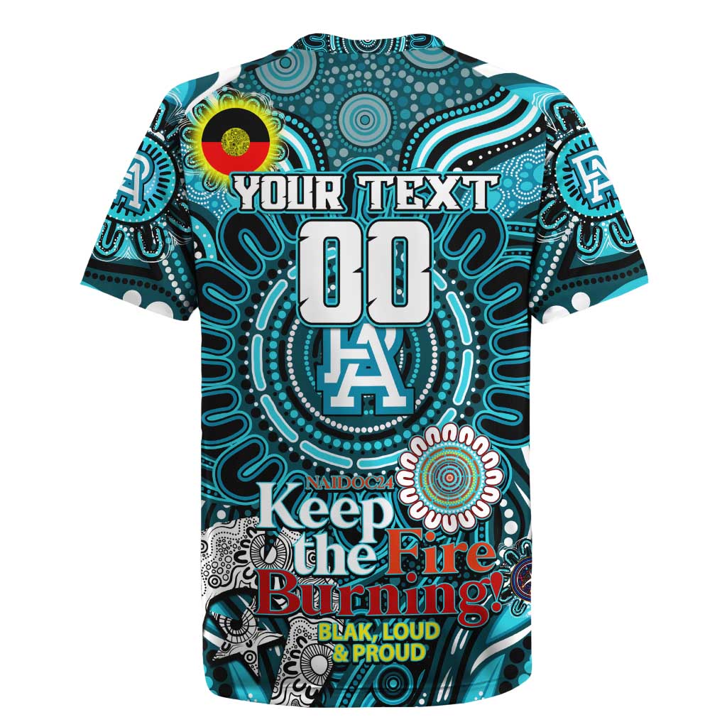 Custom Port Adelaide Power NAIDOC Week 2024 Rugby Jersey Mascot Football