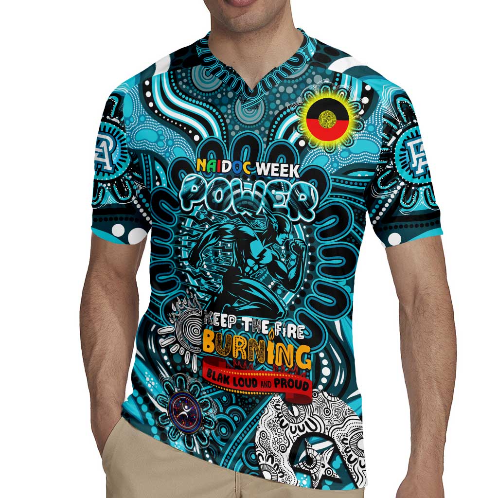 Custom Port Adelaide Power NAIDOC Week 2024 Rugby Jersey Mascot Football