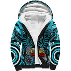 Custom Port Adelaide Power NAIDOC Week 2024 Sherpa Hoodie Mascot Football