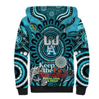 Custom Port Adelaide Power NAIDOC Week 2024 Sherpa Hoodie Mascot Football