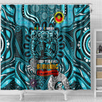 Port Adelaide Power NAIDOC Week 2024 Shower Curtain Mascot Football