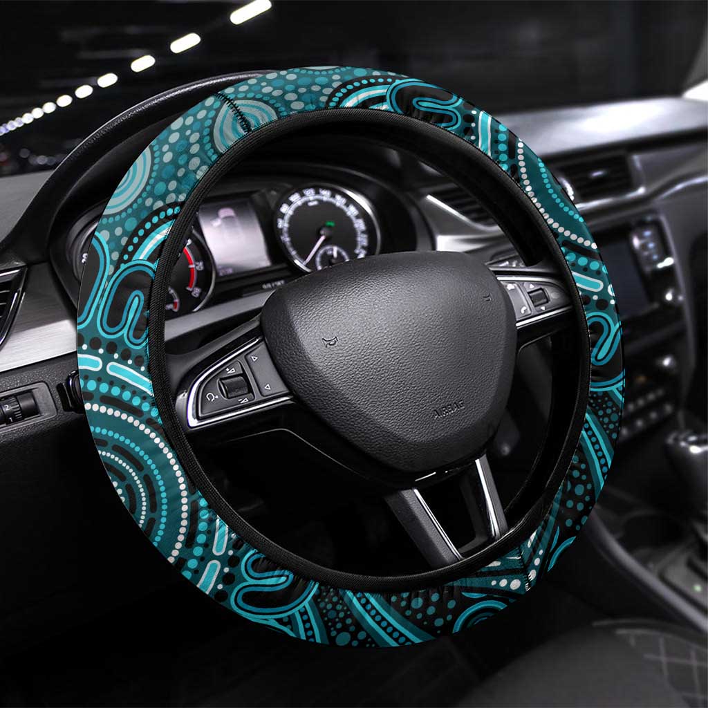 Port Adelaide Power NAIDOC Week 2024 Steering Wheel Cover Mascot Football