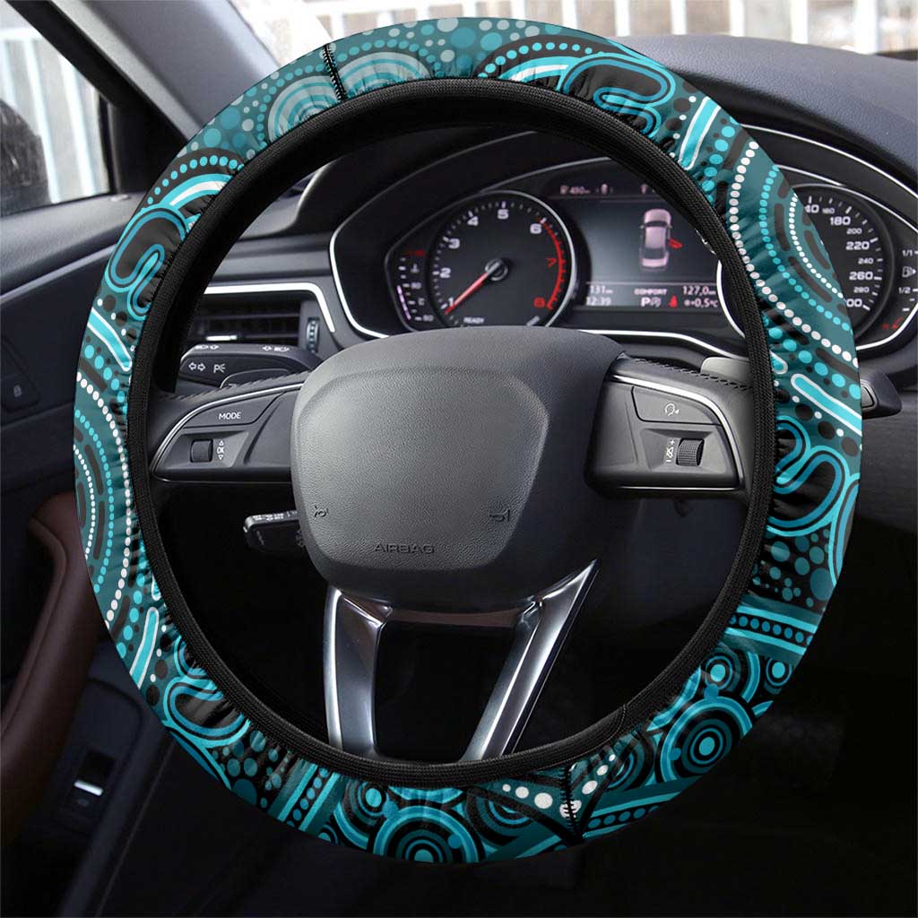 Port Adelaide Power NAIDOC Week 2024 Steering Wheel Cover Mascot Football