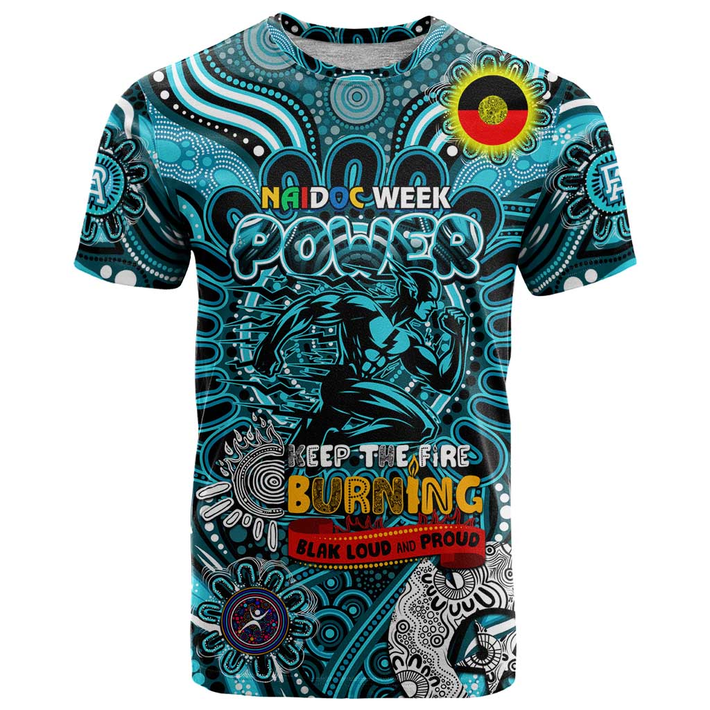 Custom Port Adelaide Power NAIDOC Week 2024 T Shirt Mascot Football