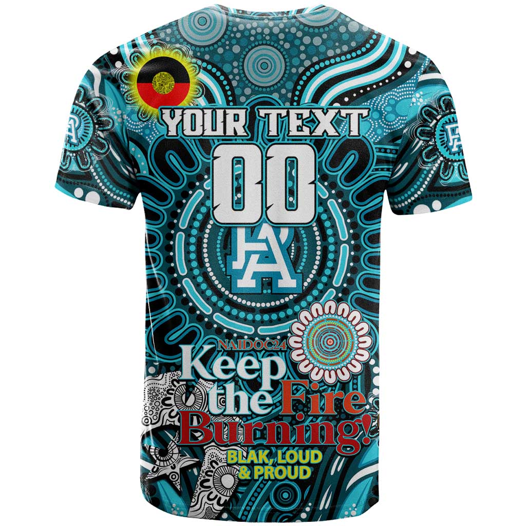 Custom Port Adelaide Power NAIDOC Week 2024 T Shirt Mascot Football
