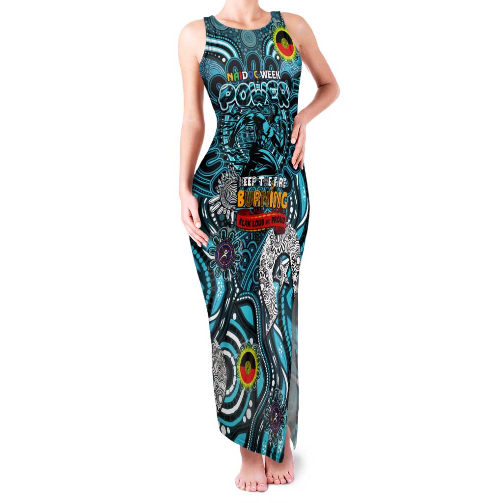 Custom Port Adelaide Power NAIDOC Week 2024 Tank Maxi Dress Mascot Football