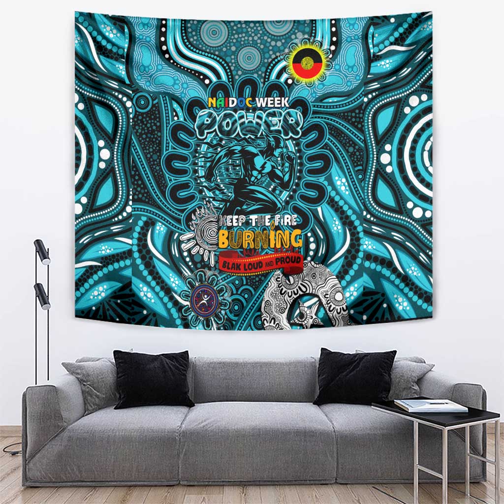 Port Adelaide Power NAIDOC Week 2024 Tapestry Mascot Football