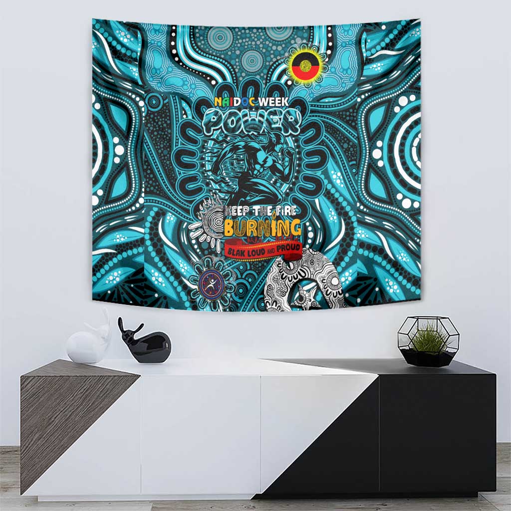 Port Adelaide Power NAIDOC Week 2024 Tapestry Mascot Football