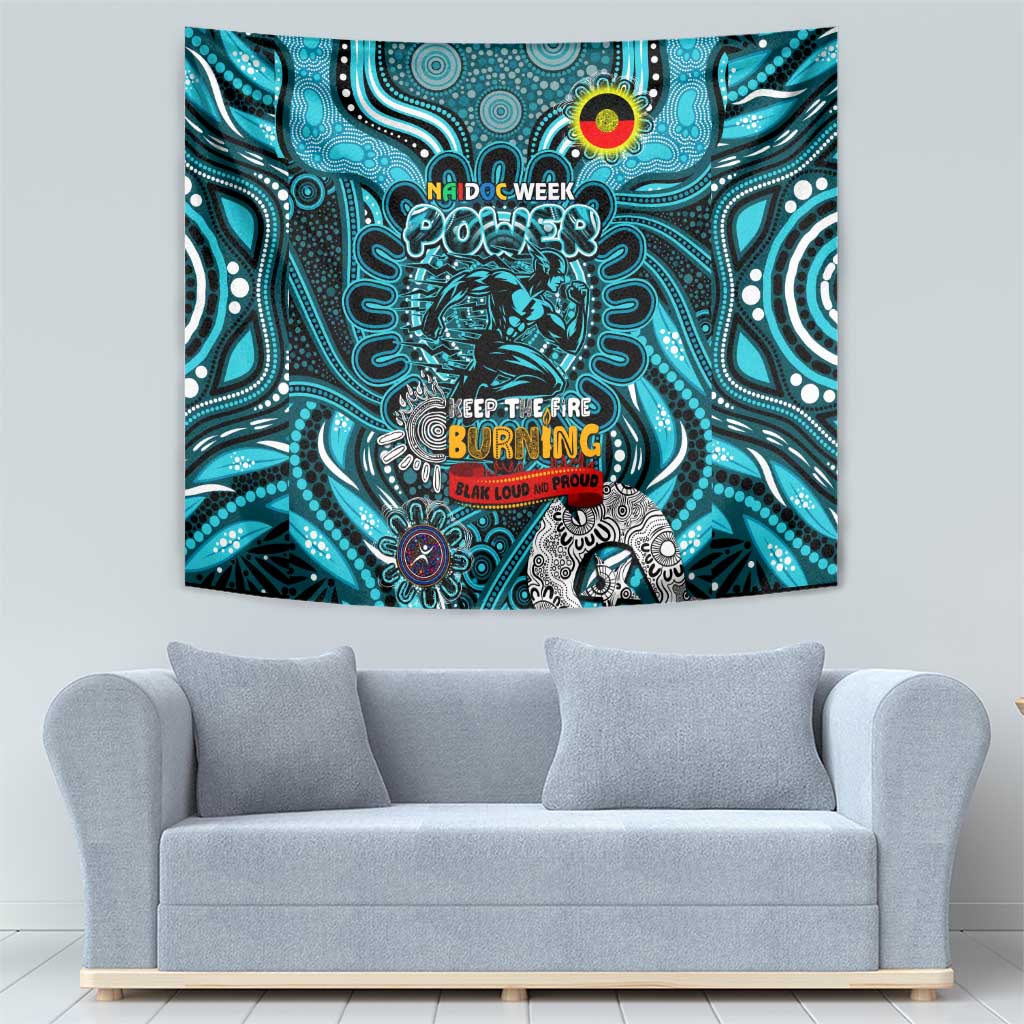 Port Adelaide Power NAIDOC Week 2024 Tapestry Mascot Football