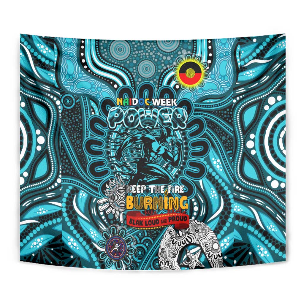Port Adelaide Power NAIDOC Week 2024 Tapestry Mascot Football