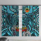 Port Adelaide Power NAIDOC Week 2024 Window Curtain Mascot Football