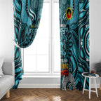 Port Adelaide Power NAIDOC Week 2024 Window Curtain Mascot Football