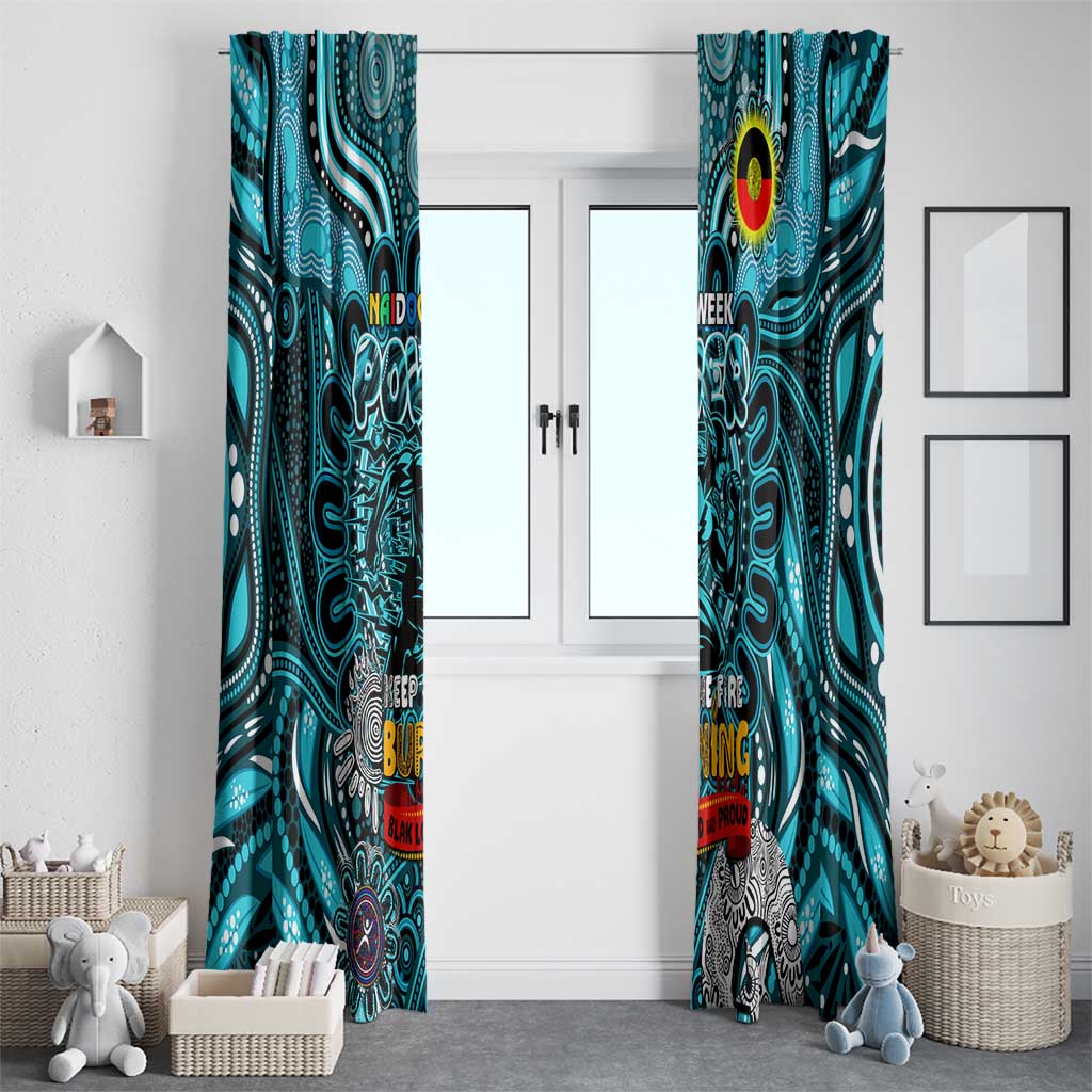 Port Adelaide Power NAIDOC Week 2024 Window Curtain Mascot Football