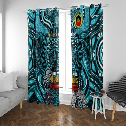 Port Adelaide Power NAIDOC Week 2024 Window Curtain Mascot Football
