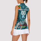 Custom Port Adelaide Power NAIDOC Week 2024 Women Sleeveless Polo Shirt Mascot Football
