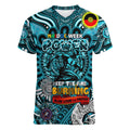 Custom Port Adelaide Power NAIDOC Week 2024 Women V-Neck T-Shirt Mascot Football