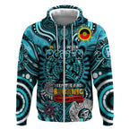 Custom Port Adelaide Power NAIDOC Week 2024 Zip Hoodie Mascot Football