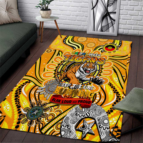 Richmond Tiger NAIDOC Week 2024 Area Rug Mascot Football