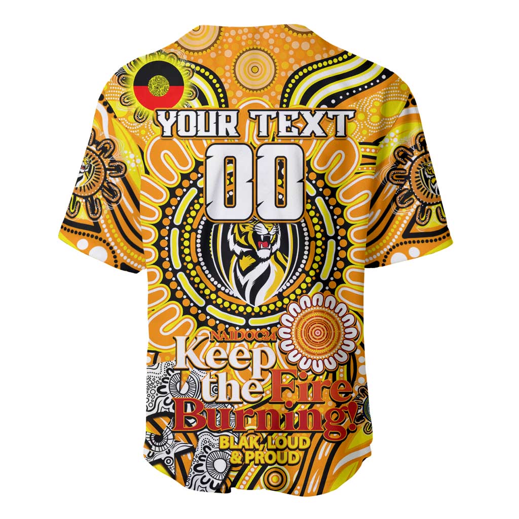 Custom Richmond Tiger NAIDOC Week 2024 Baseball Jersey Mascot Football