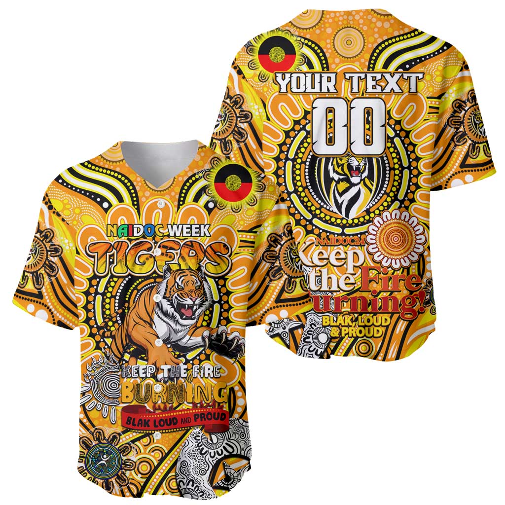 Custom Richmond Tiger NAIDOC Week 2024 Baseball Jersey Mascot Football
