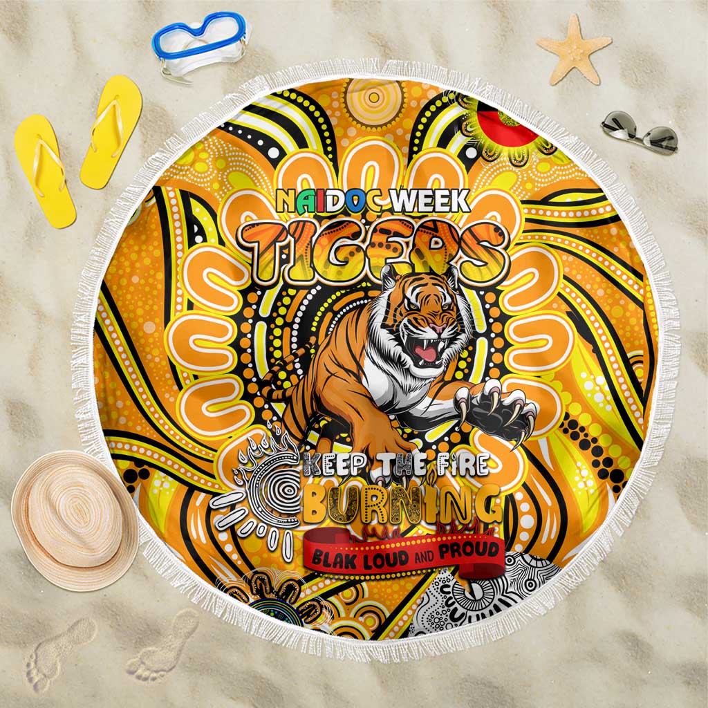 Richmond Tiger NAIDOC Week 2024 Beach Blanket Mascot Football