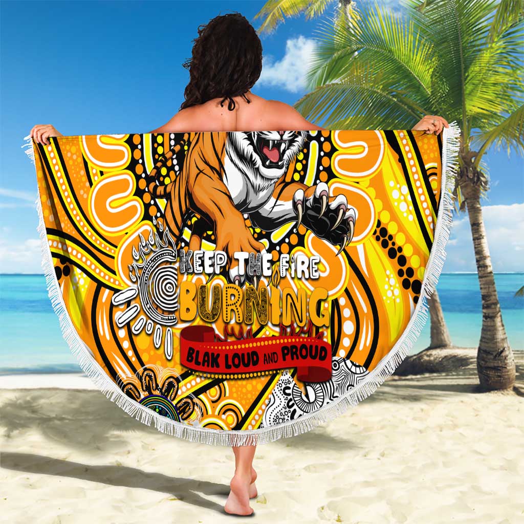 Richmond Tiger NAIDOC Week 2024 Beach Blanket Mascot Football