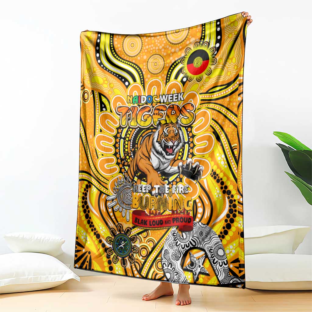 Richmond Tiger NAIDOC Week 2024 Blanket Mascot Football