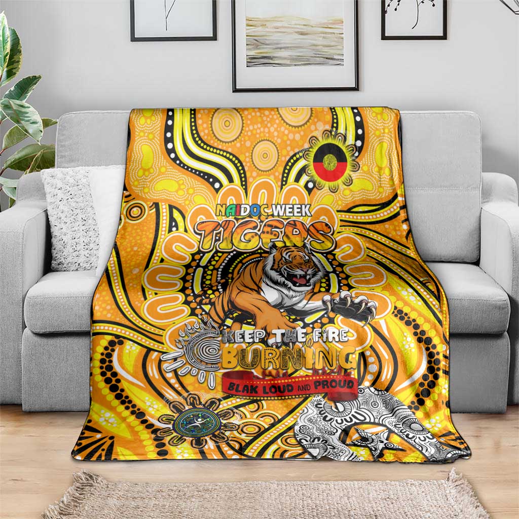 Richmond Tiger NAIDOC Week 2024 Blanket Mascot Football