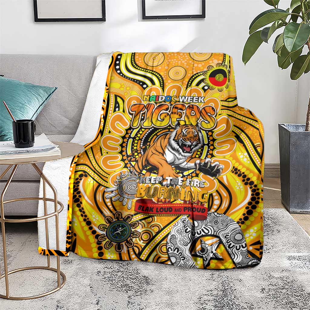 Richmond Tiger NAIDOC Week 2024 Blanket Mascot Football