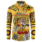 Custom Richmond Tiger NAIDOC Week 2024 Button Sweatshirt Mascot Football