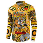 Custom Richmond Tiger NAIDOC Week 2024 Button Sweatshirt Mascot Football