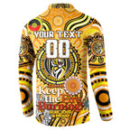 Custom Richmond Tiger NAIDOC Week 2024 Button Sweatshirt Mascot Football