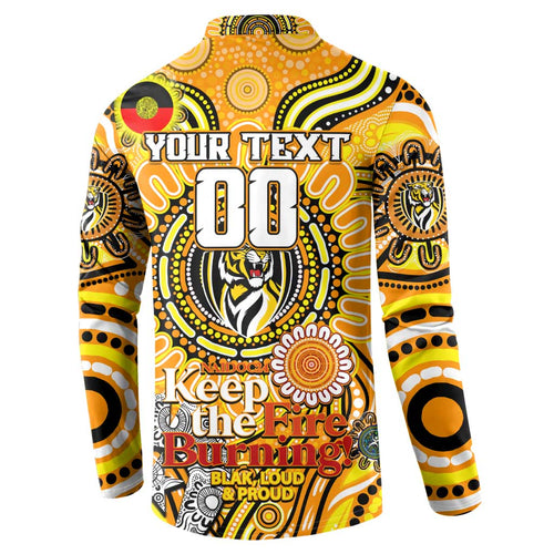 Custom Richmond Tiger NAIDOC Week 2024 Button Sweatshirt Mascot Football