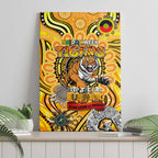 Richmond Tiger NAIDOC Week 2024 Canvas Wall Art Mascot Football