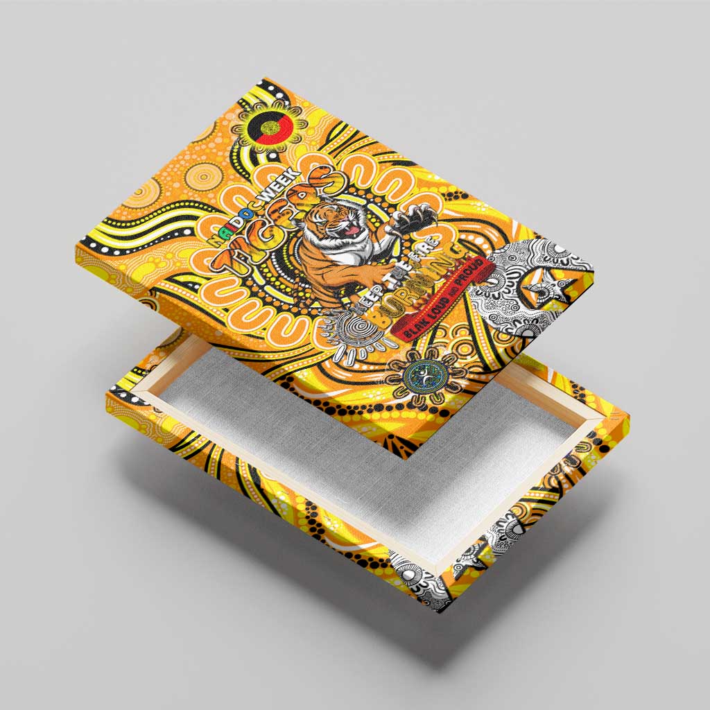 Richmond Tiger NAIDOC Week 2024 Canvas Wall Art Mascot Football